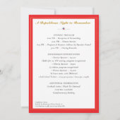 Patriottische Reagan Day Gala Fundraiser Republike Kaart (Achterkant)