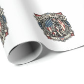 Patriottische Reddingshond Cadeaupapier (Rol Hoek)