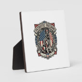 Patriottische Reddingshond Fotoplaat (Voorkant)