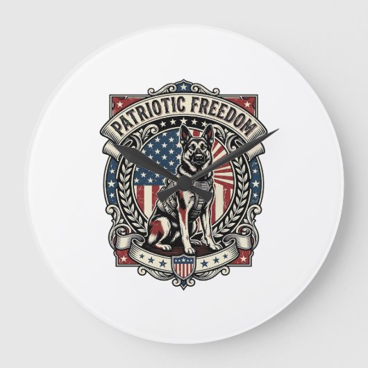 Patriottische Reddingshond Grote Klok (Voorkant)