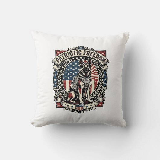 Patriottische Reddingshond Kussen (Voorkant)