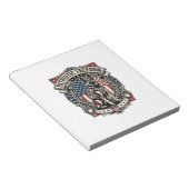 Patriottische Reddingshond Notitieblok (Schuin)