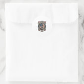 Patriottische Reddingshond Ronde Sticker (Tas)