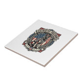 Patriottische Reddingshond Tegeltje (Zijkant)