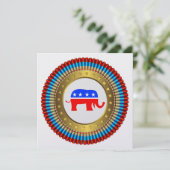 Patriottische Republikeinse Uitnodiging - SRF (Staand voorkant)