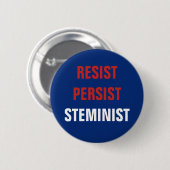 Patriottische resistentie bestendig STEMinist STEM Ronde Button 5,7 Cm (Voorkant /achterkant)