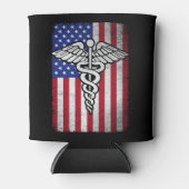 Patriottische RN Geregistreerd Verpleegster USA Am Blikjeskoeler (Voorkant)