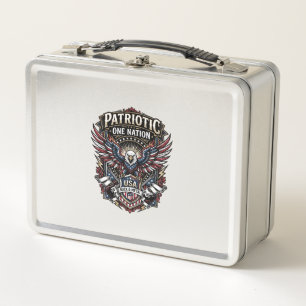Patriottische Rock Eagle Crest Muziek Rock Metaal 