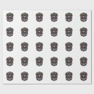 Patriottische Rock Eagle Crest Muziek Rock Metaal  Cadeaupapier