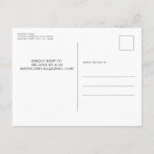 Patriottische rode blauwe glitter Birthday Party Uitnodiging Briefkaart (Achterkant)