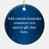 Patriottische rode Blauwe Ornamenten voor prettige (Achterkant)