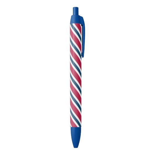 Patriottische Rode Blauwe Schrijvende Pen Gift van (Achterkant (Verticaal))