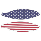 Patriottische rode, blauwe sterren en strepen vlag basketbal (Panelen)