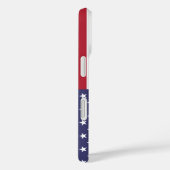 Patriottische rode, blauwe sterren en strepen vlag Case-Mate iPhone case (Achterkant / Rechts)