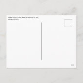 Patriottische rode, blauwe sterren en strepen vlag feestdagenkaart (Achterkant)