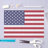 Patriottische rode, blauwe sterren en strepen vlag tissuepapier (Craft)