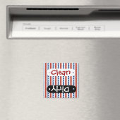 Patriottische rode blauwe sterren en Stripes Freed Magneet (Insitu (Vaatwasser))