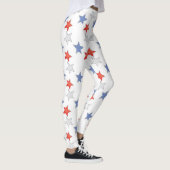 Patriottische rode, blauwe sterren leggings (Rechts)