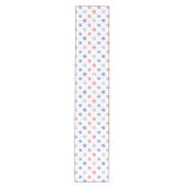 Patriottische Rode & Blauwe Sterren  Medium Tafelloper (Voorkant)