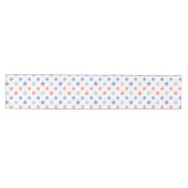 Patriottische Rode & Blauwe Sterren  Medium Tafelloper (Horizontaal)