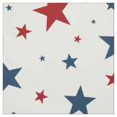 Patriottische rode, blauwe sterren stof (Swatch)