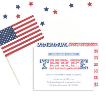 Patriottische rode blauwe tweeling 3e verjaardag