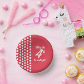 Patriottische rode en witte papieren kom (Feest)