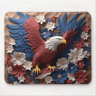 PATRIOTTISCHE RODE WITTE BLAUWE AMERIKAANSE ZEEARE MUISMAT