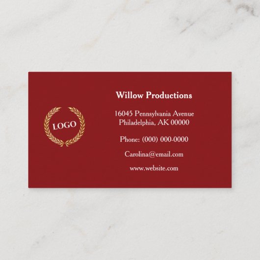 Patriottische rode witte blauwe ballonnen visitekaartje (Achterkant)