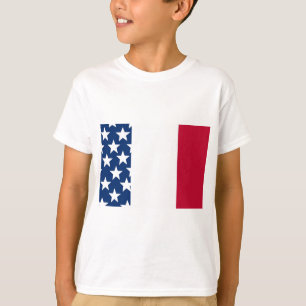 Patriottische Rode Witte Blauwe Sterren 4 juli kin T-shirt