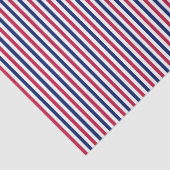 patriottische rode witte blauwe strepen usa cadeau tissuepapier (Detail)