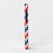 Patriottische Rode, Witte & Blauwe USA-sterren en Case-Mate iPhone Case (Achterkant/links)