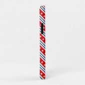 Patriottische Rode, Witte & Blauwe USA-sterren en Case-Mate iPhone Case (Achterkant/rechts)