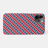 Patriottische Rode, Witte & Blauwe USA Sterren & S Case-Mate iPhone Case (Achterkant (horizontaal))