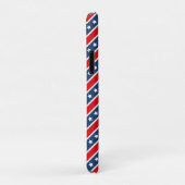 Patriottische Rode, Witte & Blauwe USA Sterren & S Case-Mate iPhone Case (Achterkant/rechts)