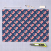 Patriottische Rode, Witte & Blauwe Vlag van de VS Tissuepapier (Craft)