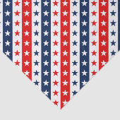 Patriottische rode, witte en blauwe Amerikaanse st Tissuepapier (Detail)