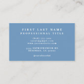 Patriottische rode witte en blauwe bloemen Bloemen Visitekaartje (Achterkant)