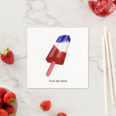 Patriottische rode witte en blauwe ijskast servetten (Insitu)