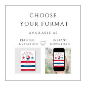 Patriottische rode witte en blauwe sterren 4 juli kaart