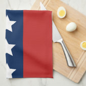 Patriottische rode witte en blauwe sterren en stre theedoek (Quarter Fold)