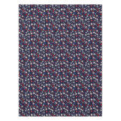 Patriottische rode, witte en blauwe sterren tafelkleed (Voorkant)