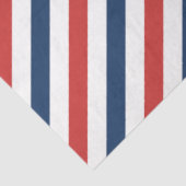 Patriottische rode witte en blauwe strepen tissuepapier (Detail)