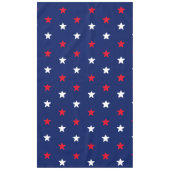 Patriottische rode witte marineblauwe sterren tafelkleed (Voorkant)