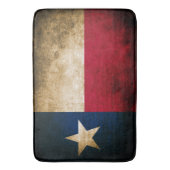 Patriottische Roestelijke Vlag van Texas Badmat (Voorkant Verticaal)