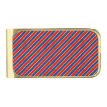 PATRIOTTISCHE ROOD BLAUW GOUD DIAGONALE STREPEN