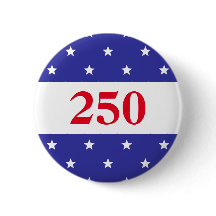 Patriottische Rood Wit & Blauw 250 Knop