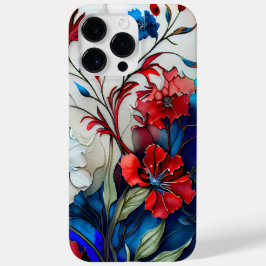 PATRIOTTISCHE ROOD WIT BLAUW POPPY BLOEMEN Case-Mate iPhone 14 PRO MAX HOESJE