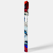 PATRIOTTISCHE ROOD WIT BLAUW POPPY BLOEMEN Case-Mate iPhone CASE (Achterkant / Rechts)