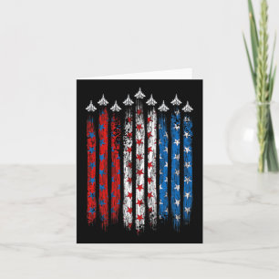 Patriottische Rood Wit Blauw Usa Vlag Gevechtsvlie Kaart